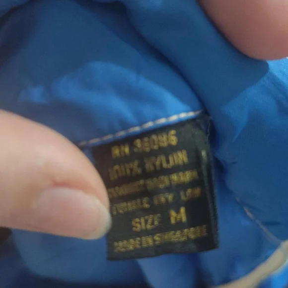 Vintage Blue and white JA sportswear windbreaker jacket - Picture 3 of 8